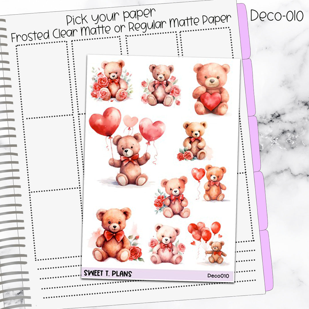 Deco Clipart Sticker Sheet (Deco-010) Valentine