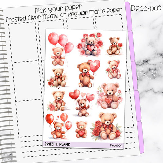 Deco Clipart Sticker Sheet (Deco-009) Valentine