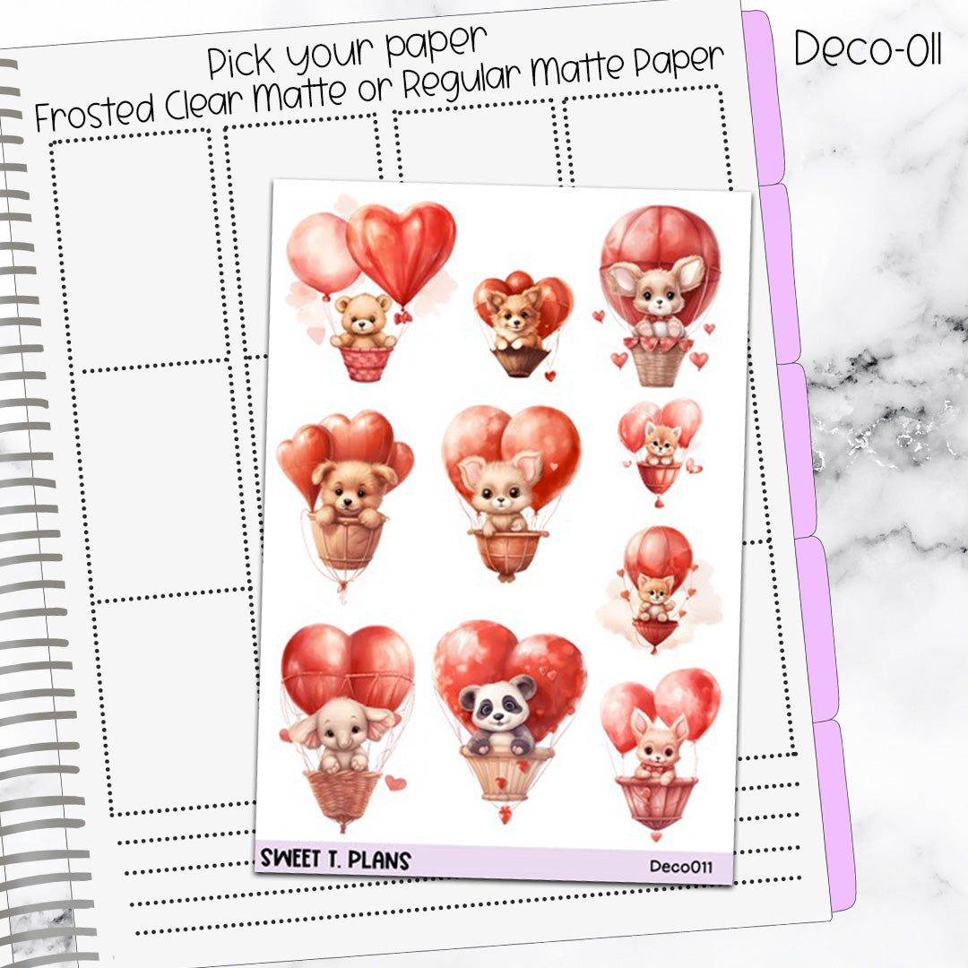 Deco Clipart Sticker Sheet (Deco-011) Valentine