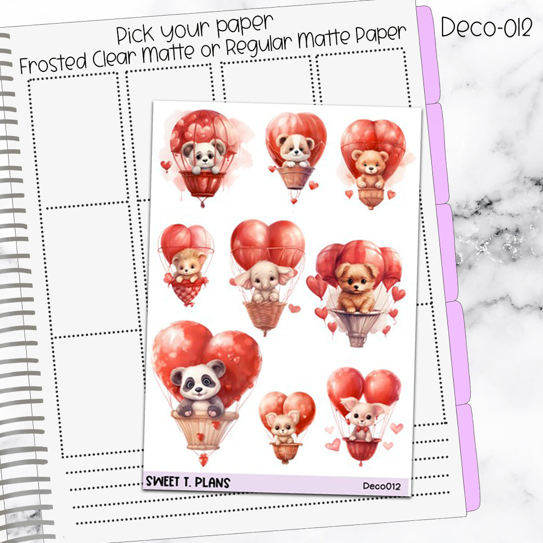 Deco Clipart Sticker Sheet (Deco-012) Valentine