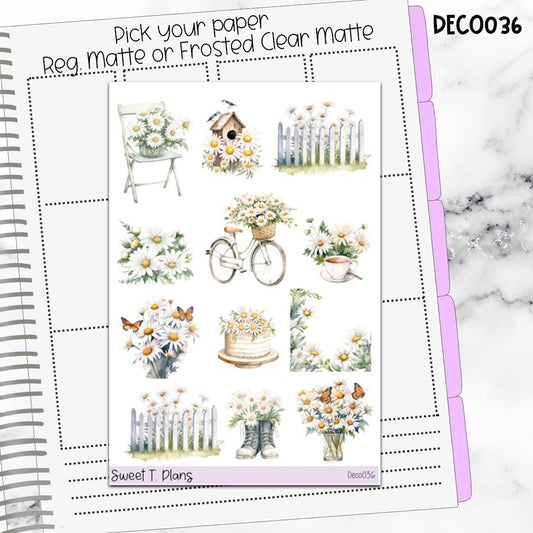 Deco Clipart Sticker Sheet (Deco-036) Spring