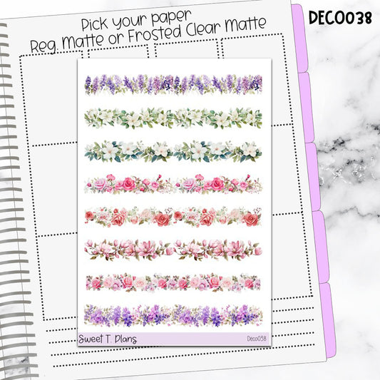 Deco Clipart Sticker Sheet (Deco-038) Spring