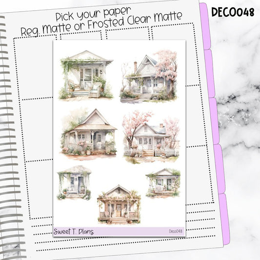 Deco Clipart Sticker Sheet (Deco-048) Spring