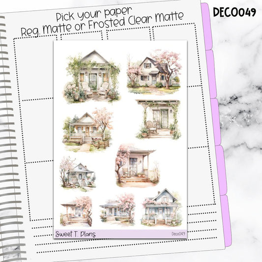 Deco Clipart Sticker Sheet (Deco-049) Spring