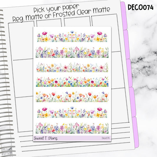 Deco Clipart Sticker Sheet (Deco-074) Spring