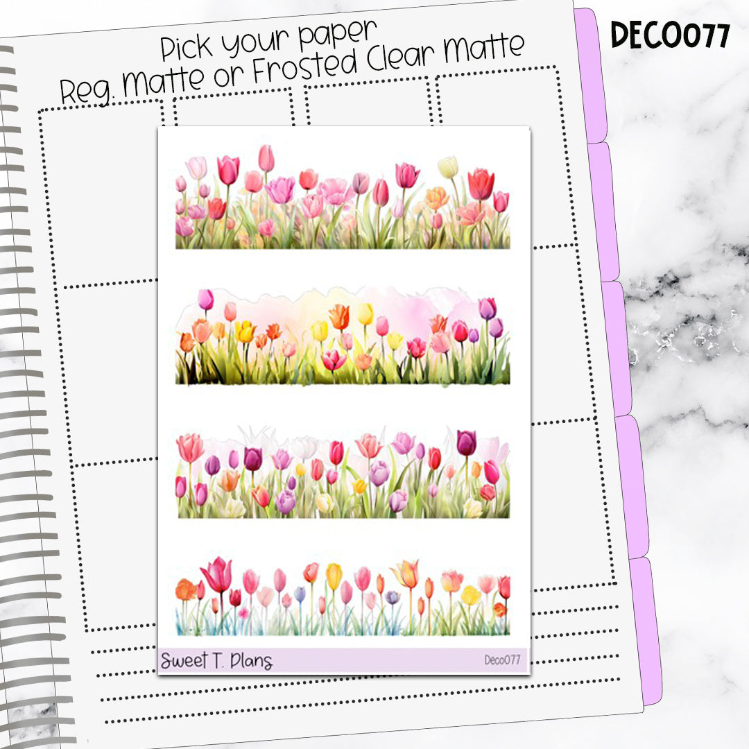 Deco Clipart Sticker Sheet (Deco-077) Spring