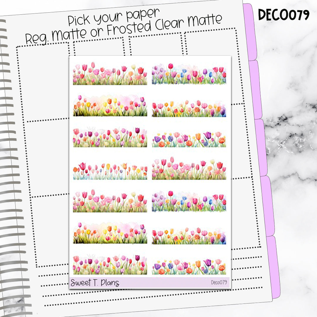 Deco Clipart Sticker Sheet (Deco-079) Spring