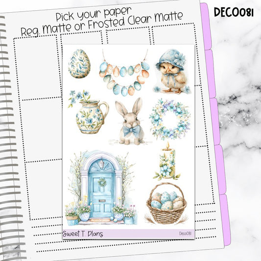 Deco Clipart Sticker Sheet (Deco-081) Spring