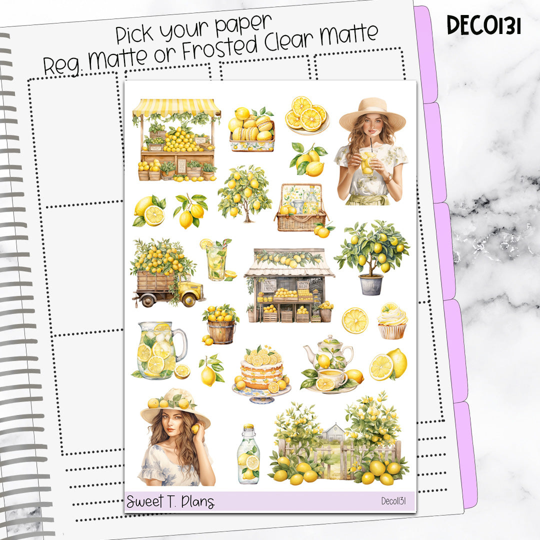 Deco Clipart Sticker Sheet (Deco-131) Spring