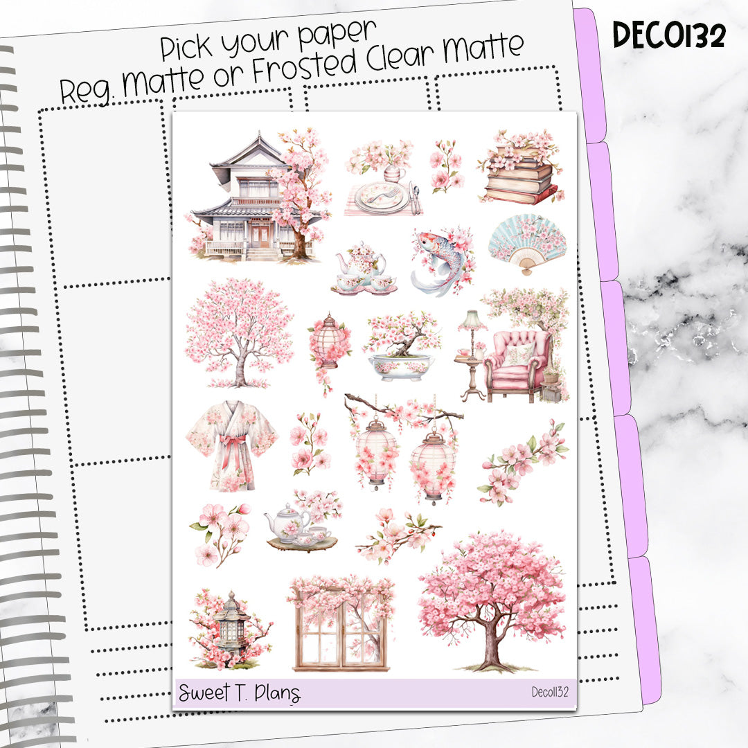 Deco Clipart Sticker Sheet (Deco-132) Spring