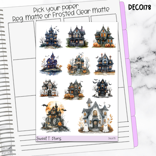 Deco Clipart Sticker Sheet (Deco-178) Halloween