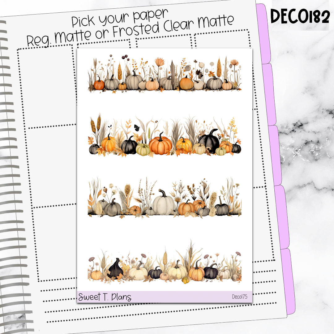 Deco Clipart Sticker Sheet (Deco-182) Halloween