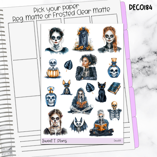 Deco Clipart Sticker Sheet (Deco-184) Halloween