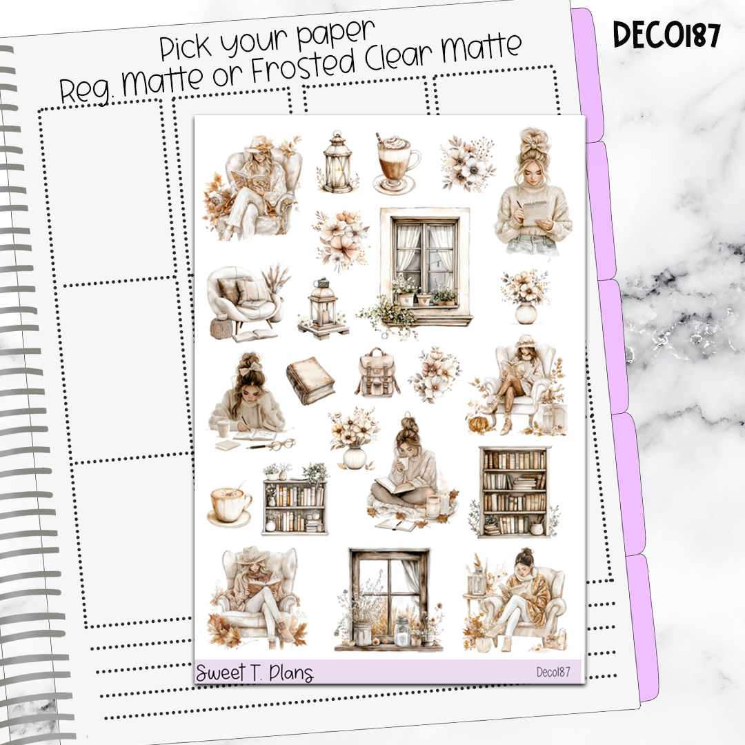 Deco Clipart Sticker Sheet (Deco-187) Halloween