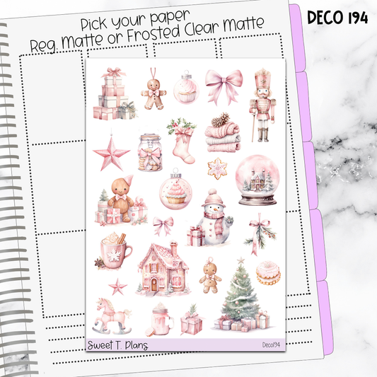 Deco Clipart Sticker Sheet (Deco-194) Christmas