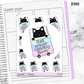 Quote Fell Asleep Reading Smut Planner Sticker Sheet (D350)