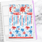 4th of July Weekly Sticker Kit Universal Vertical Planners