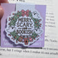 Merry Scary and Bookish Magnetic Bookmark