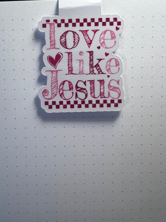 Love Like Jesus Magnetic Bookmark