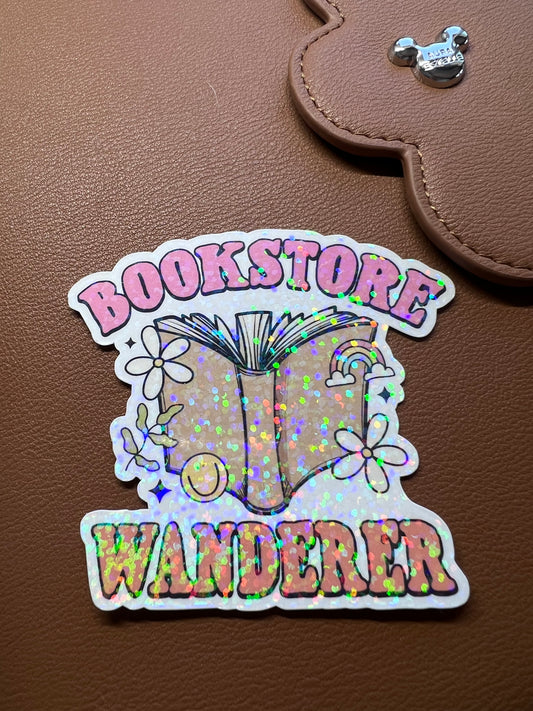 BookStore Wanderer Die Cut Sticker (b 006)
