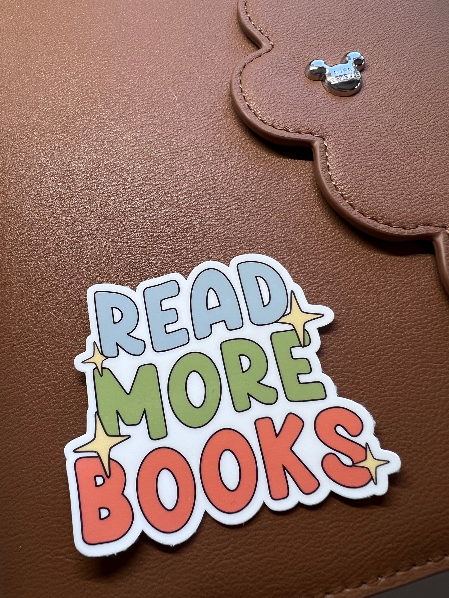 Read More Books Die Cut Sticker