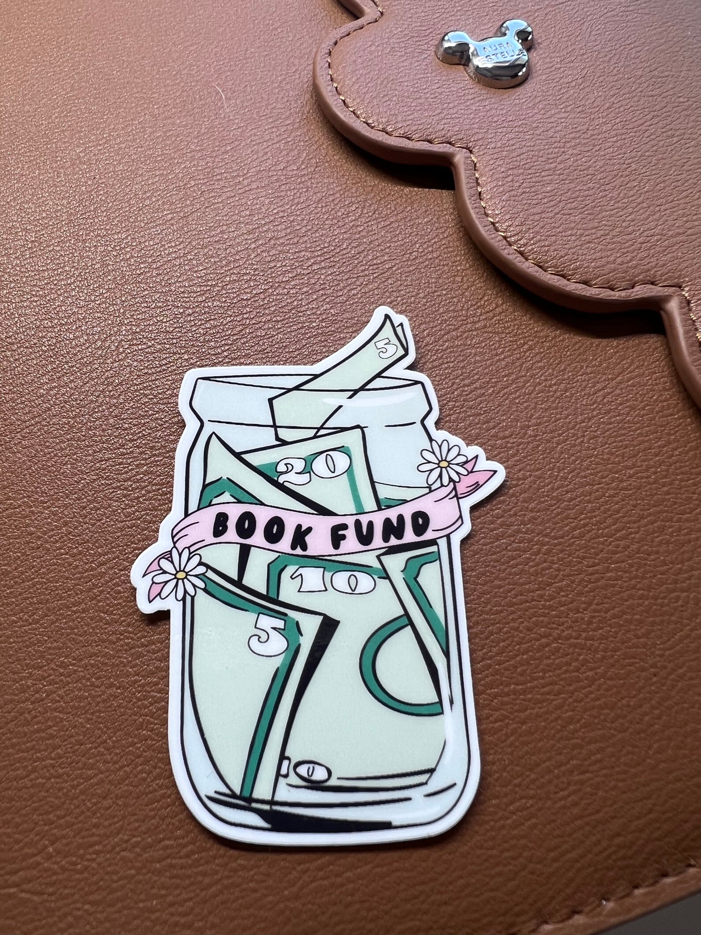 Book Fund Die Cut Sticker (b 010)