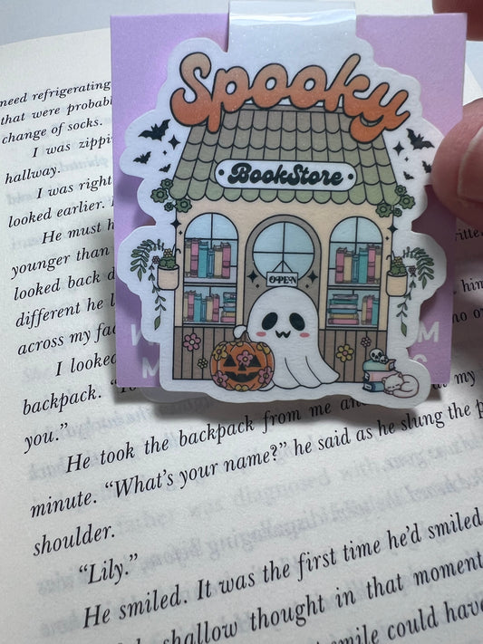 Spooky Bookstore Magnetic Bookmark