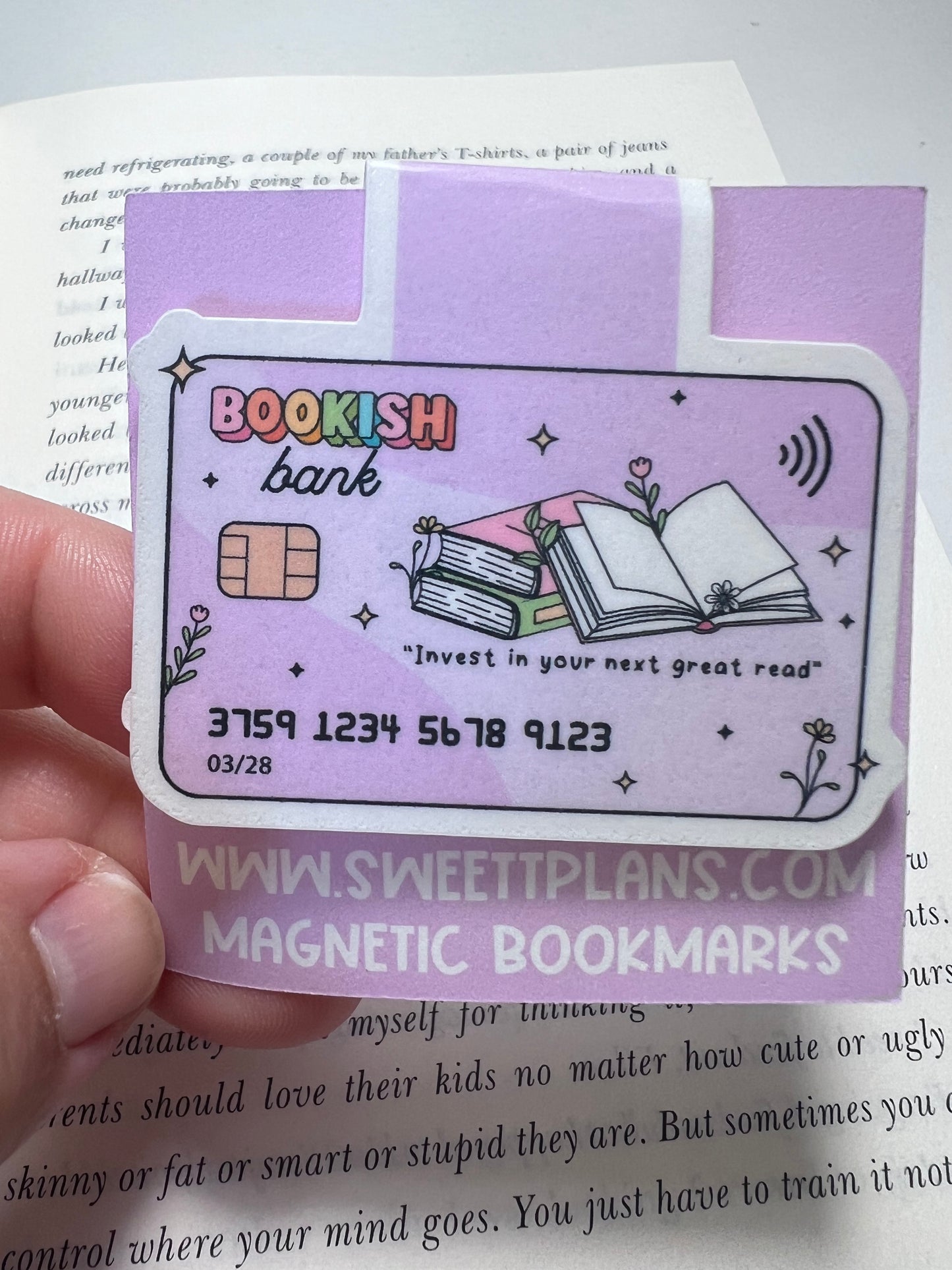 Bookish Bank Magnetic Bookmark