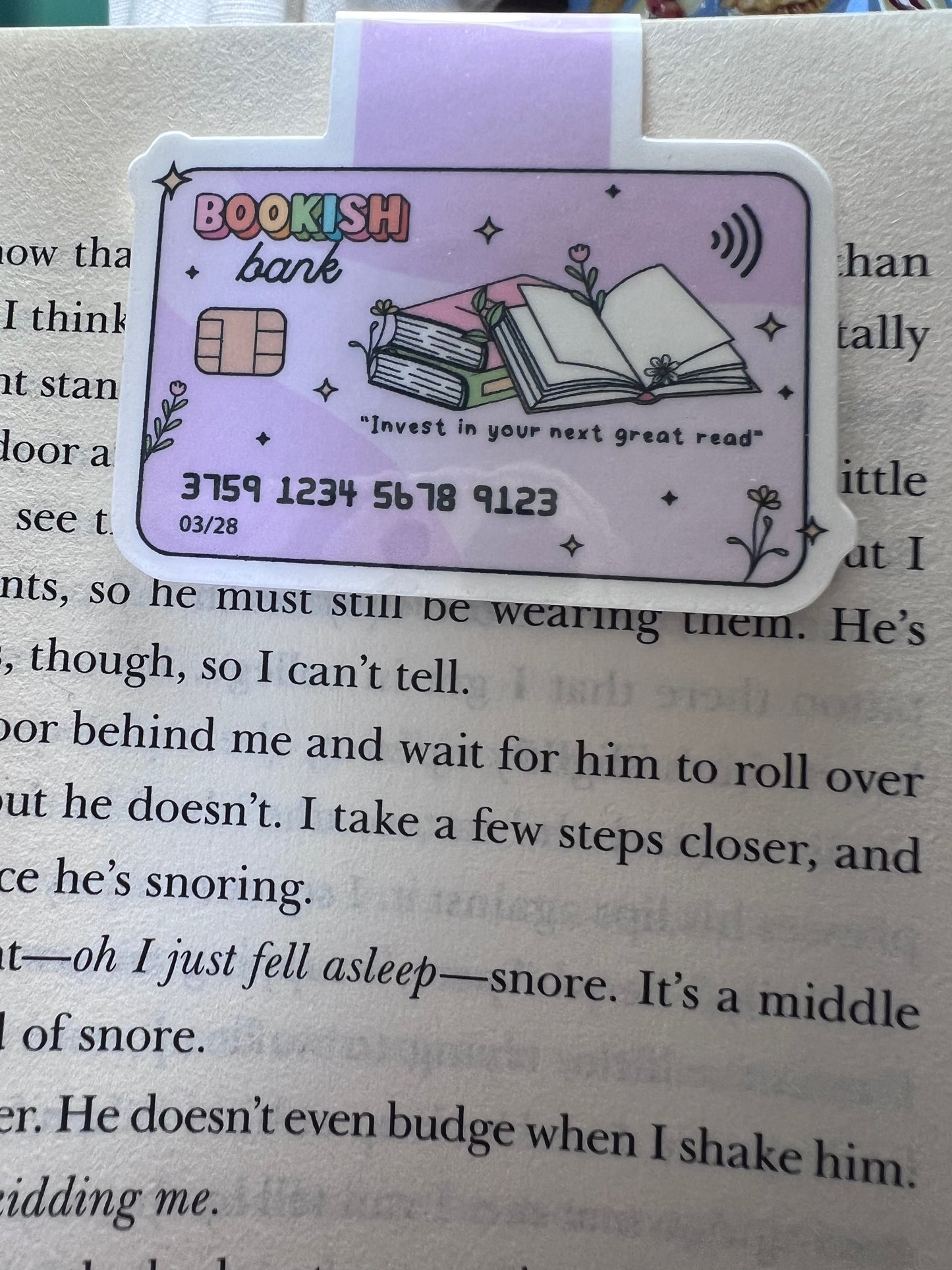 Bookish Bank Magnetic Bookmark