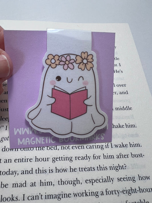 Ghost Girlie Magnetic Bookmark