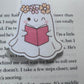 Ghost Girlie Magnetic Bookmark