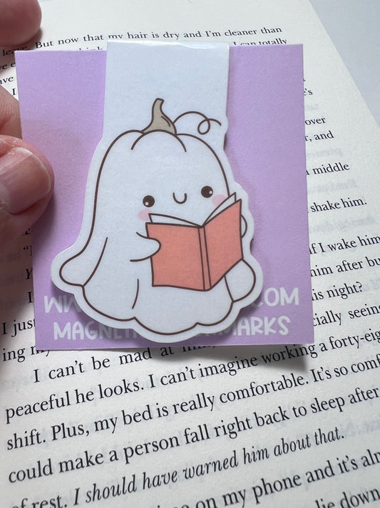 Ghost Reading Magnetic Bookmark