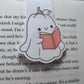 Ghost Reading Magnetic Bookmark