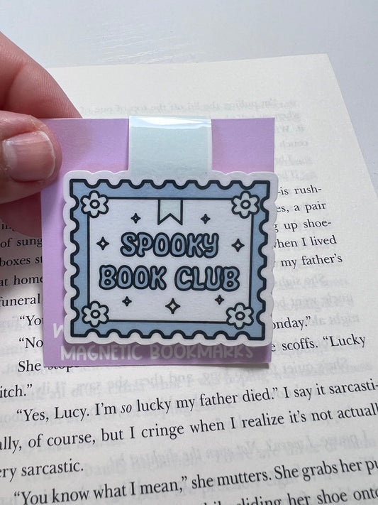 Spooky Book Club Magnetic Bookmark