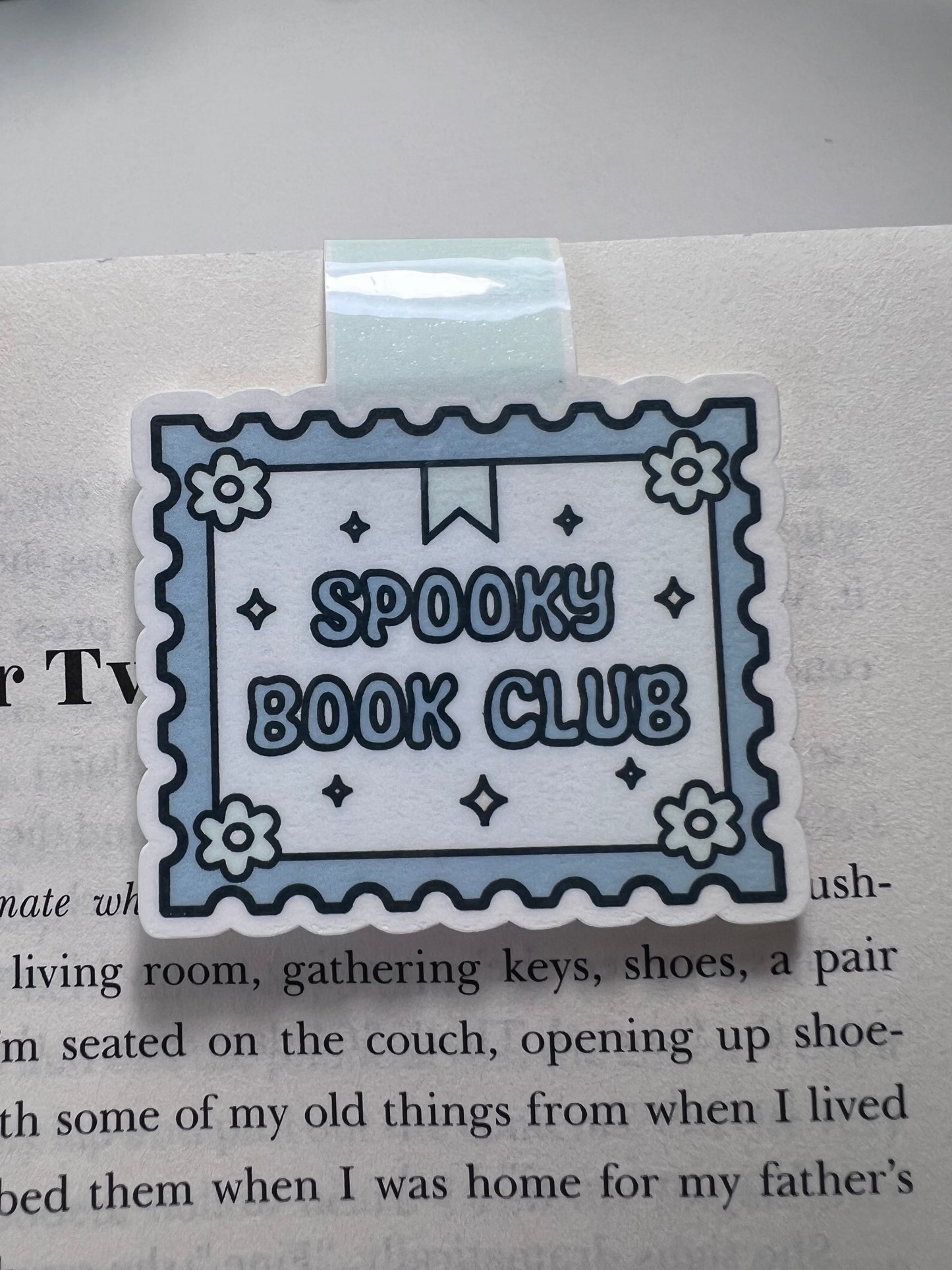 Spooky Book Club Magnetic Bookmark