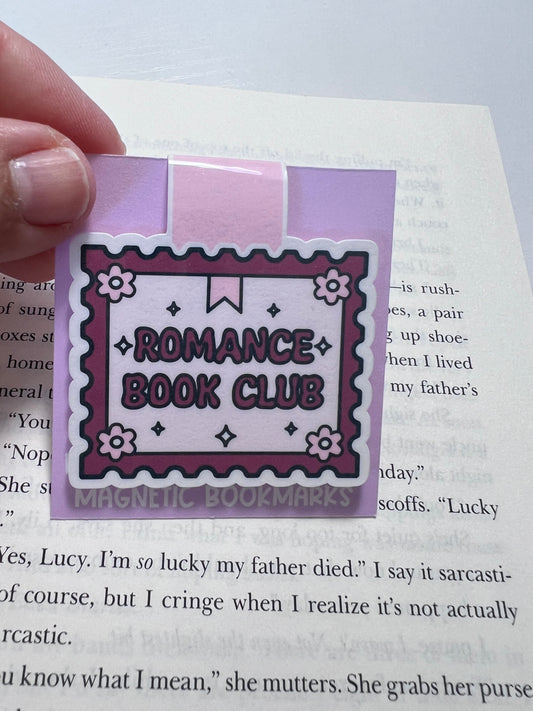 Romance Book Club Magnetic Bookmark