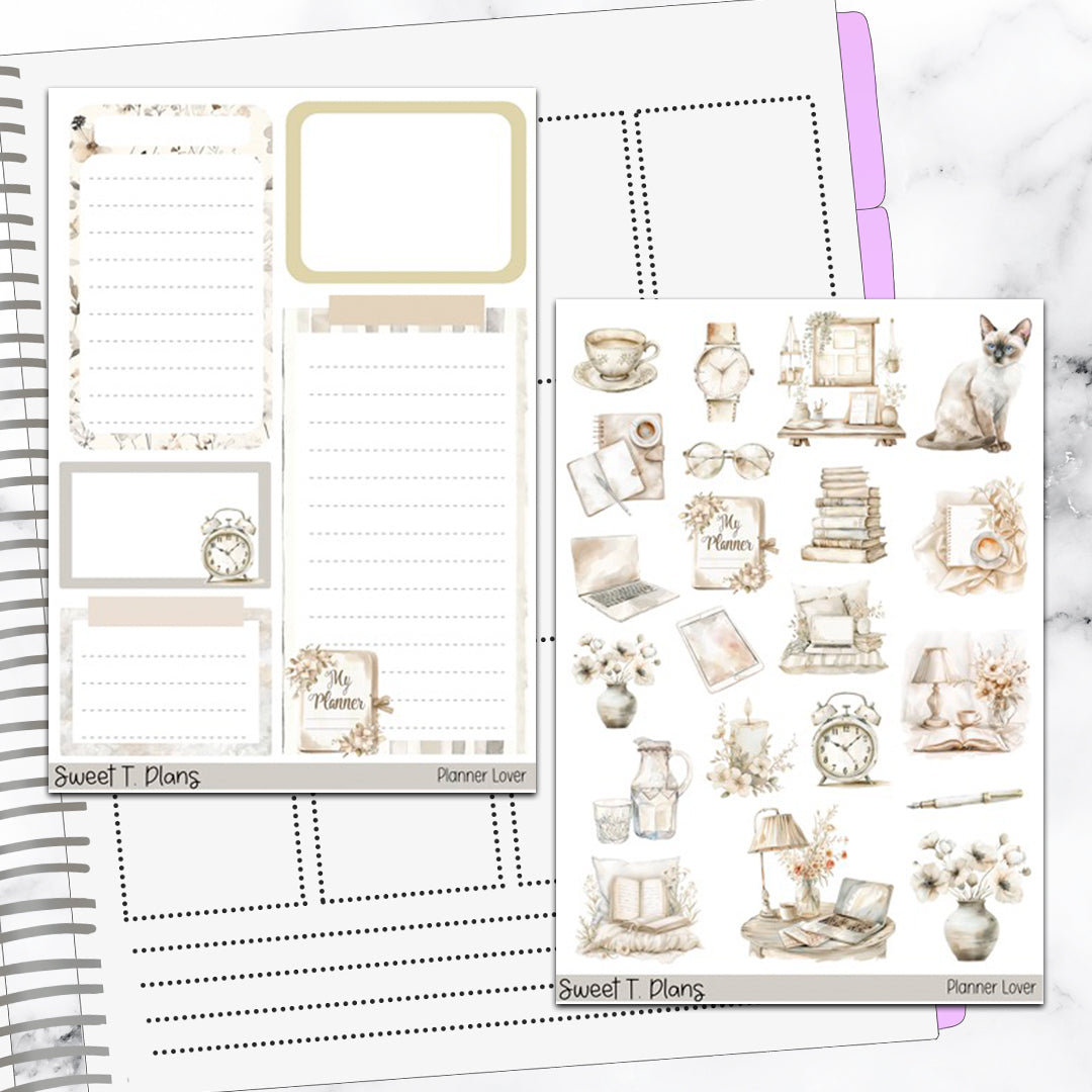 Planner Lover Deco Sticker Kit