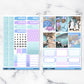 Aquarium Vertical Mini/ B6 Print Pression Weekly Sticker Kit