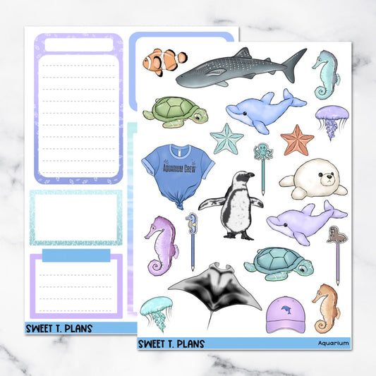 Aquarium Deco Sticker Kit