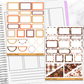 Autumn Leaves Fall Sticker Kit Universal Vertical Planners