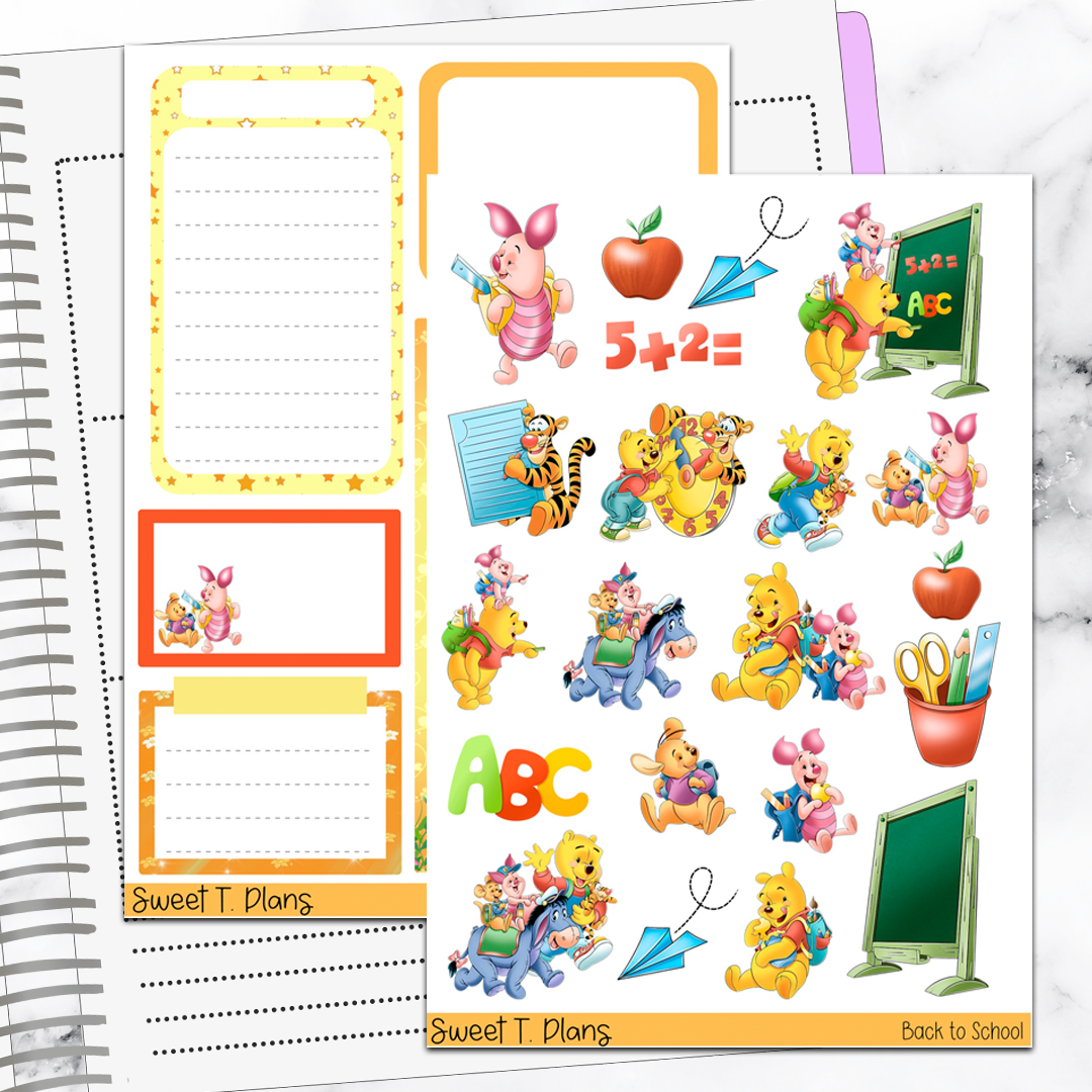 Back to School Deco Sticker Kit