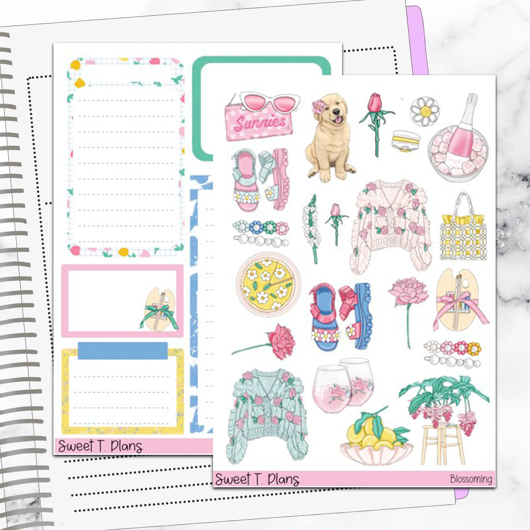 Blossoming Deco Sticker Kit