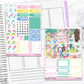 Blossoming Vertical Mini/ B6 Print Pression Weekly Sticker Kit