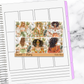 Boho Vibes  Hobonichi Cousin Weekly Sticker Kit