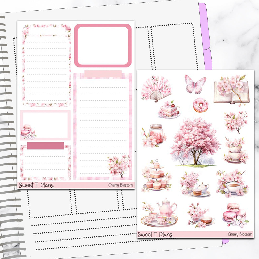 Cherry Blossom Spring Deco Sticker Kit