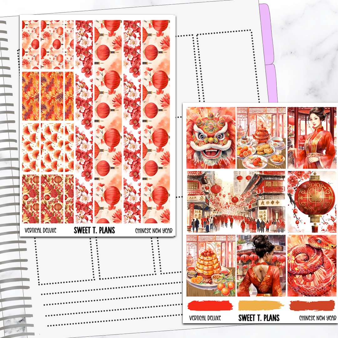 Chinese New Year Kit Universal Vertical Planners