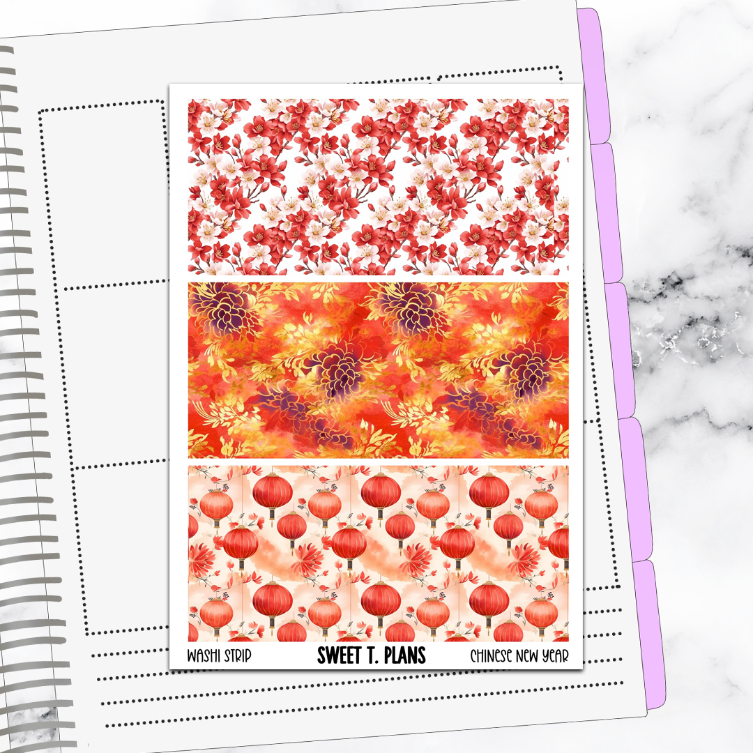 Chinese New Year Kit Universal Vertical Planners