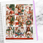 Christmas Morning Family Holiday Winter Vertical Mini/B6 Print Pression Weekly Sticker Kit