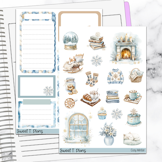 Cozy Winter Deco Sticker Kit