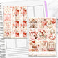 Cozy Love Valentine Weekly Sticker Kit Universal Vertical Planners